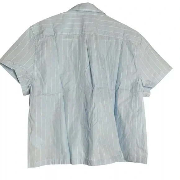 J.Crew Collection Light Blue Striped Shirt - Picture 5 of 5